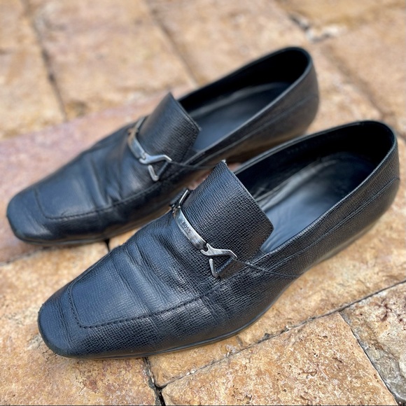 Hugo Boss Leather Dress Shoes Sz 10 - Picture 1 of 7